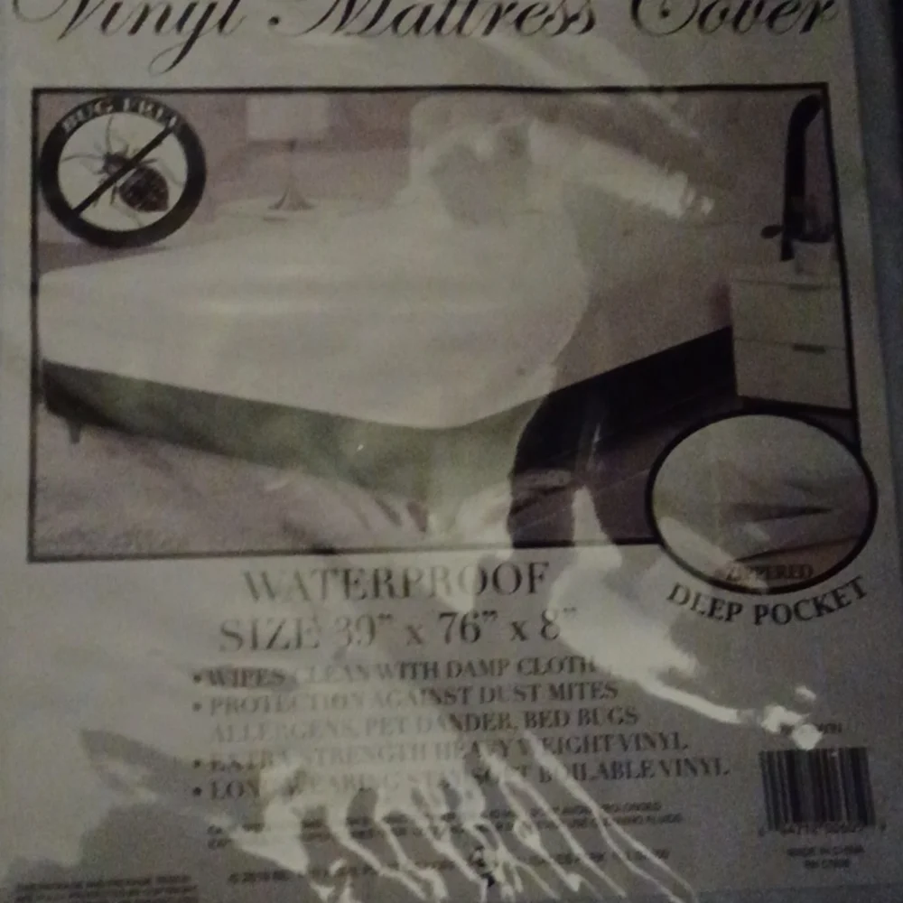 2 Twin Size 39 × 76 Mattress Cover